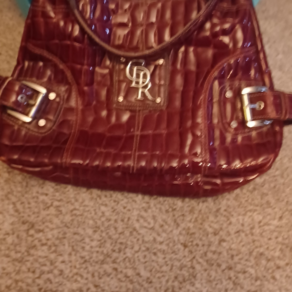 Elegant Burgundy Designer Handbag